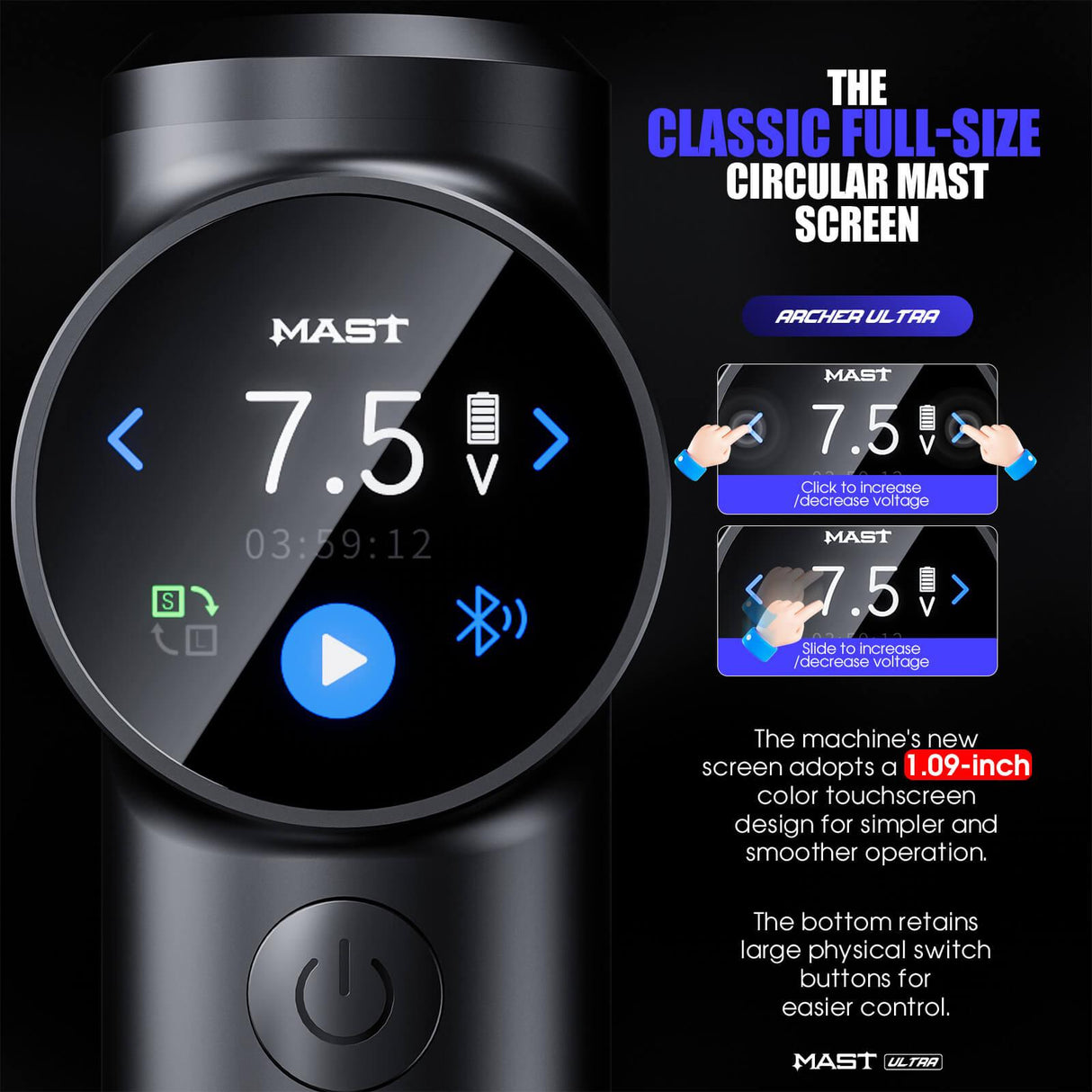 Mast Archer Ultra Tattoo Machine Kit - BVShop