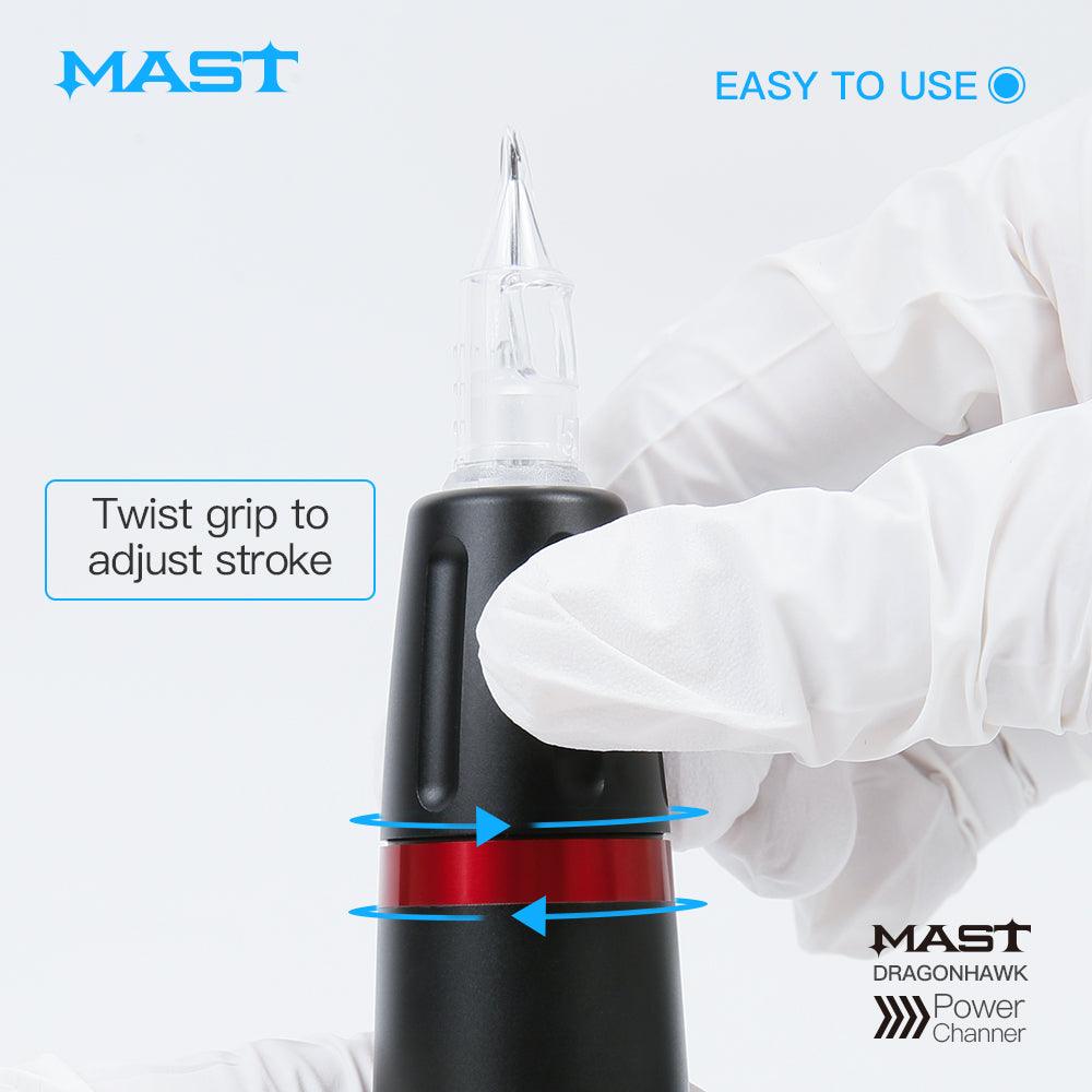 Mast Player Edition Rotary Space Aluminum Tattoo Machine Red - BVShop