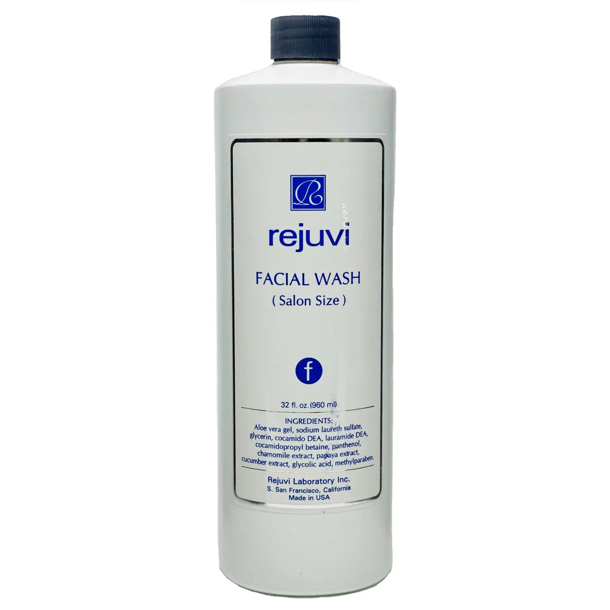 Rejuvi f Gel De Limpeza Facial Espumante 960ml, Frasco com tampa