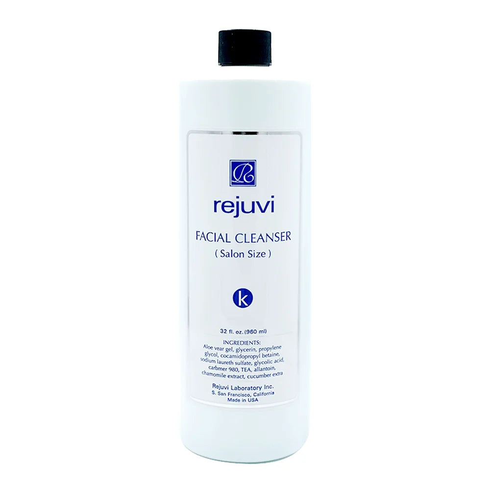 Rejuvi k Gel De Limpeza Facial 960ml – Frasco, rótulo frontal