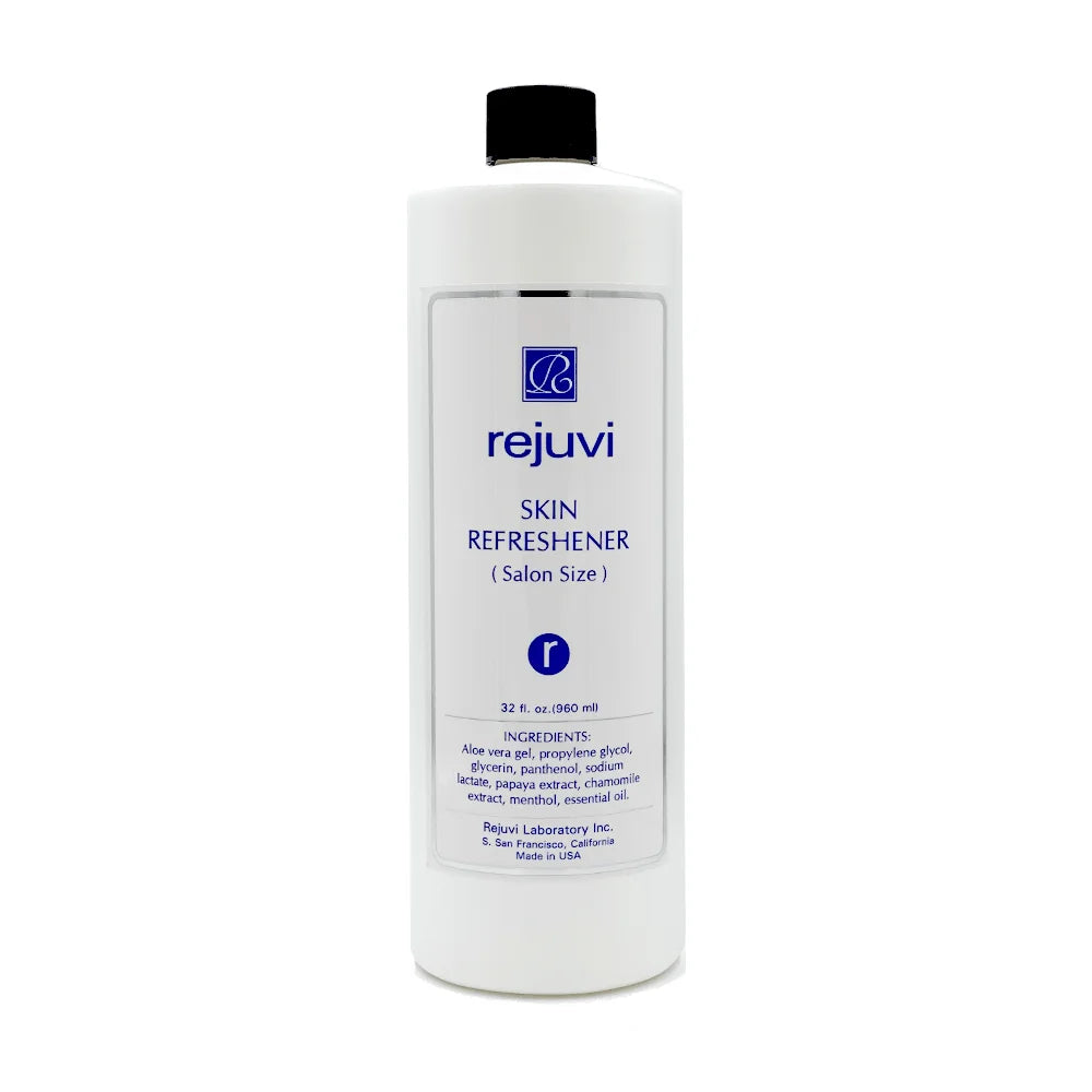 Rejuvi r Refrescante De Pele 960ml – Frasco, rótulo frontal