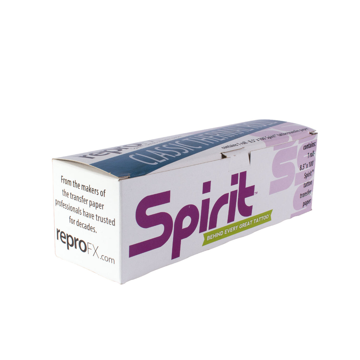 Rolo de Papel Termossensível para Hectógrafo ReproFX Spirit Classic Roxo 21,6cm × 3048cm