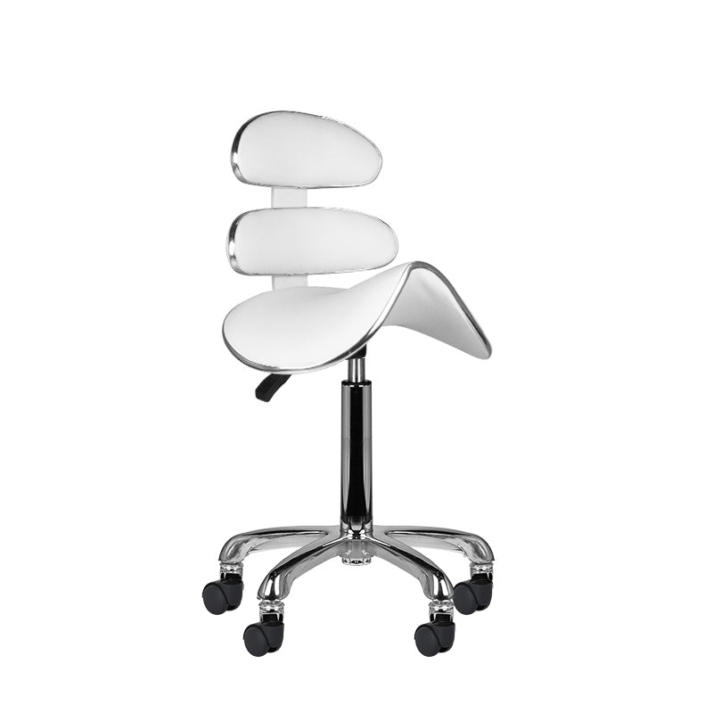 Roll speed am-880 cosmetic stool white - BVShop