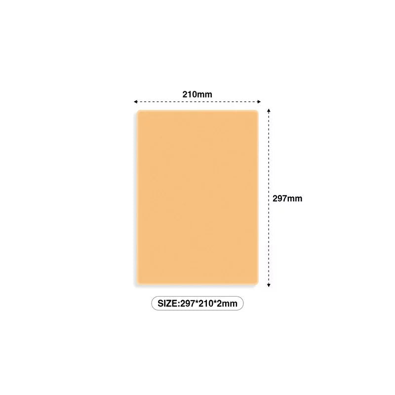 Silicone Practice Skin 297x210x2mm - BVShop