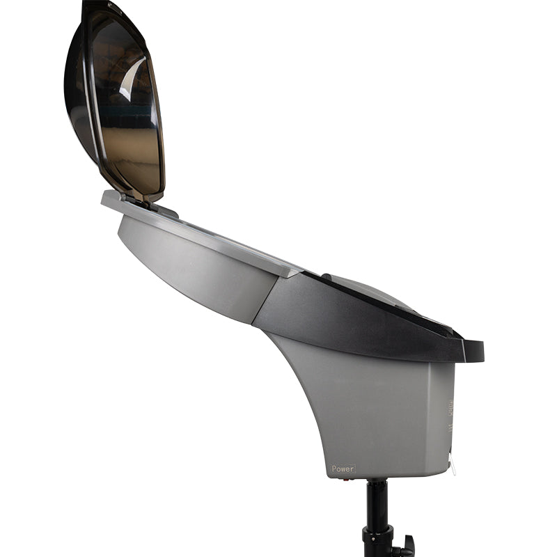 Silver standing hairdressing sauna with active ozone - BVShop