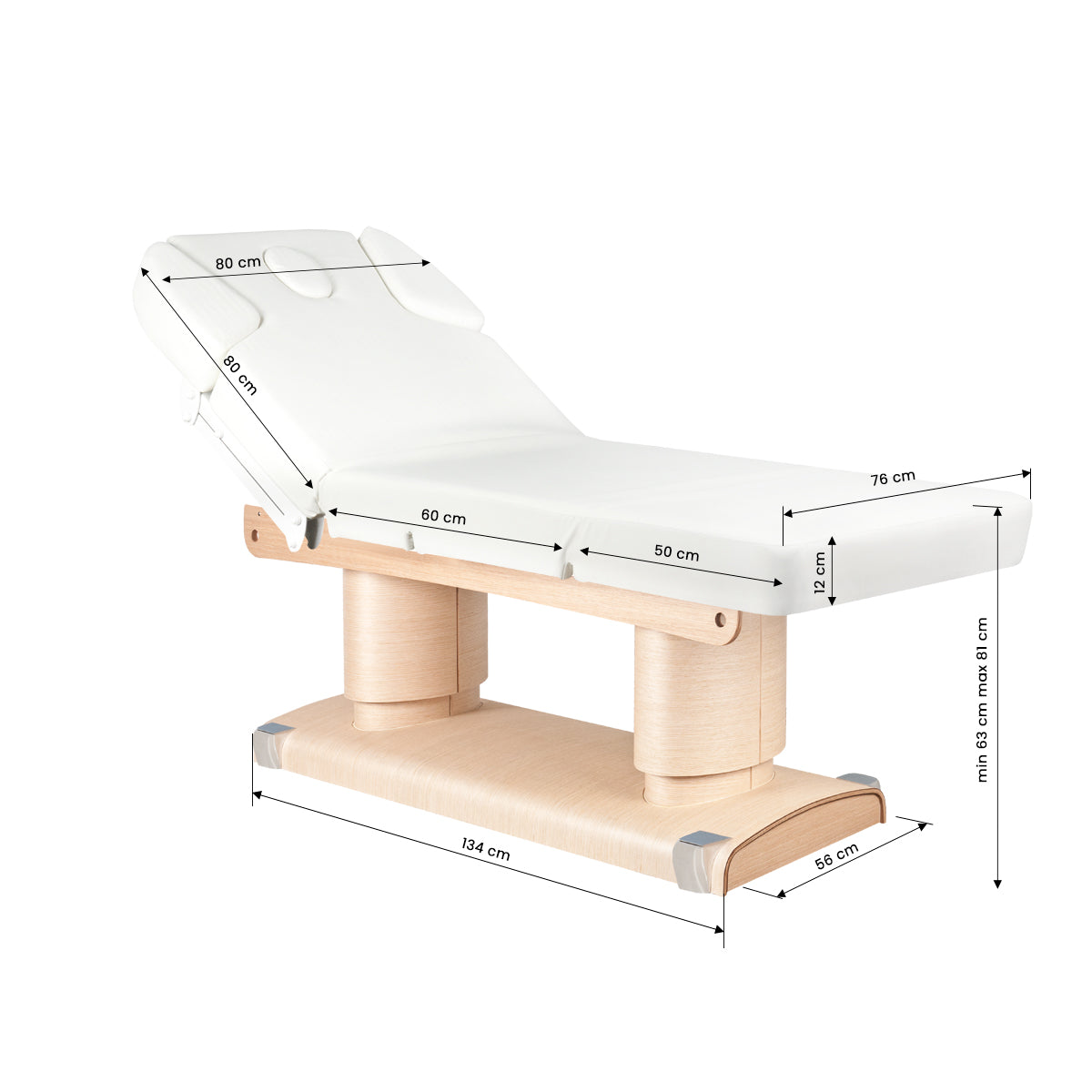 Spa cosmetic bed azzurro 838 4 strong. heated - BVShop