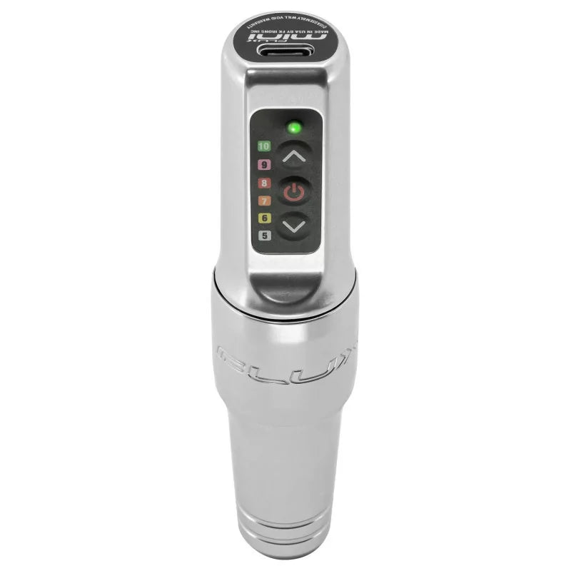 Spektra Flux Mini Prateado com Máquina de Tatuagem e PMU Power Bolt