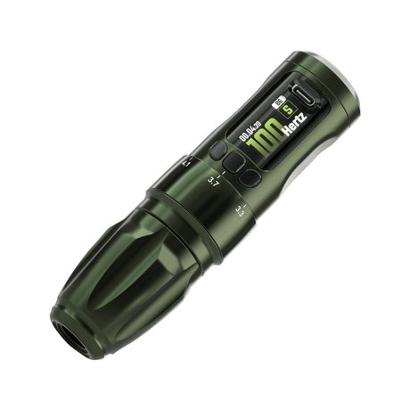 Stigma Chroma Wireless Tattoo Machine Army Green - BVShop