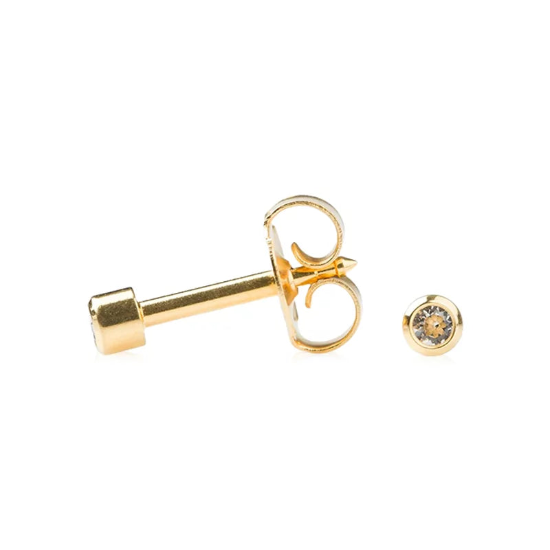 Brinco Studex April Crystal Bezel