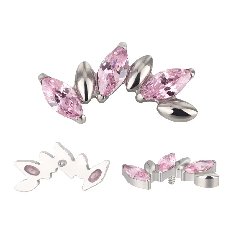 Anel de Titânio Alternativo Marquise