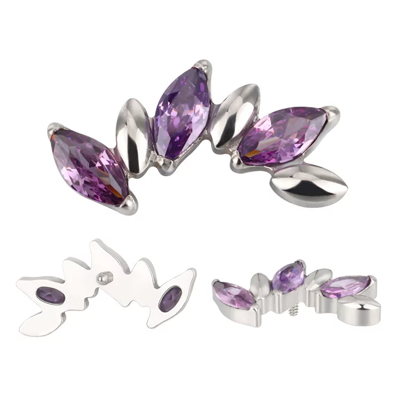 Anel de Titânio Alternativo Marquise