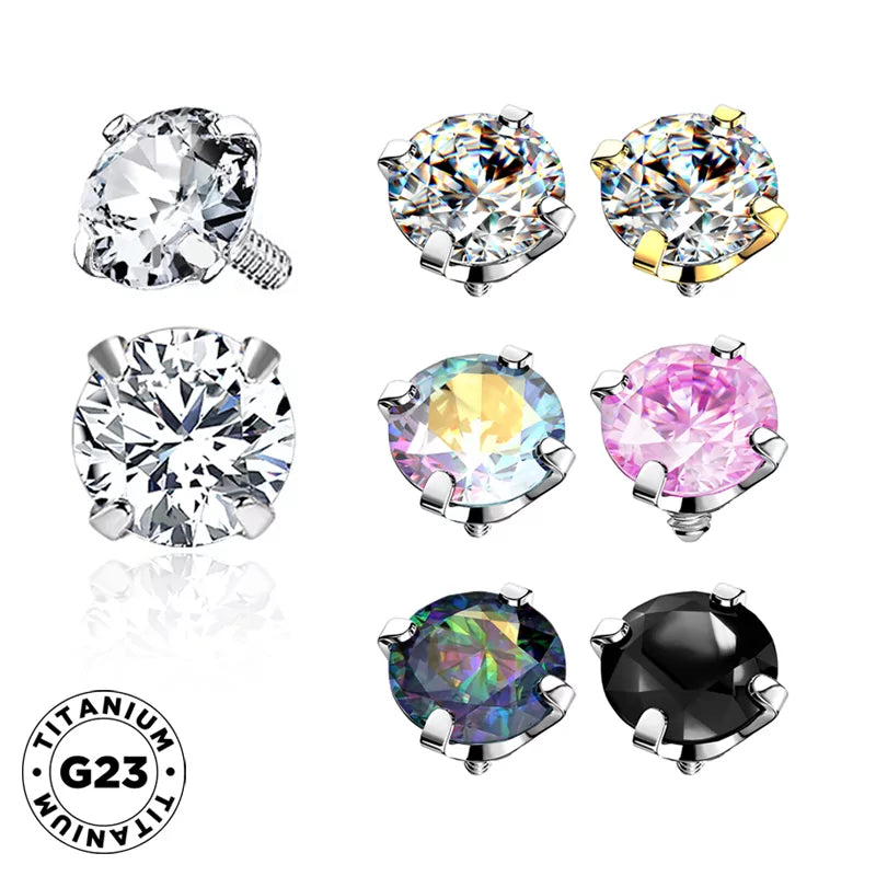 Pontas de Anel de Titânio com Bisel de Zircónia