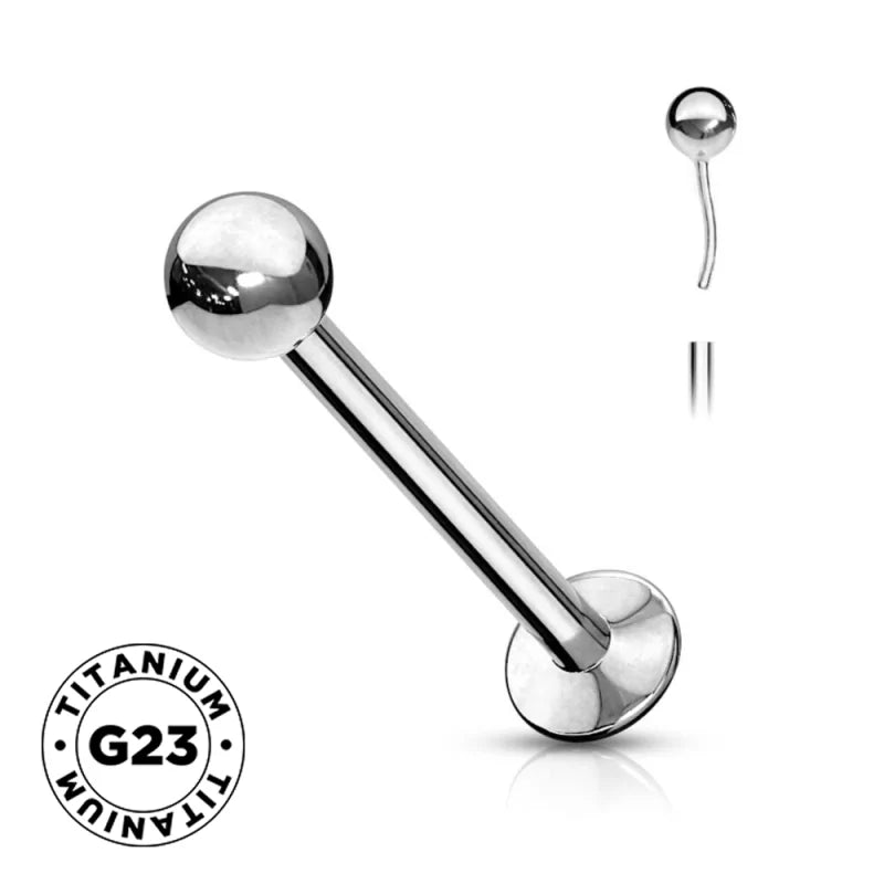 Topo de Bola Sem Rosca em Titânio com Labret