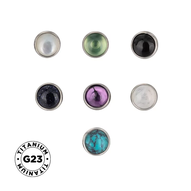 Pontas de Titânio com Semi Aro