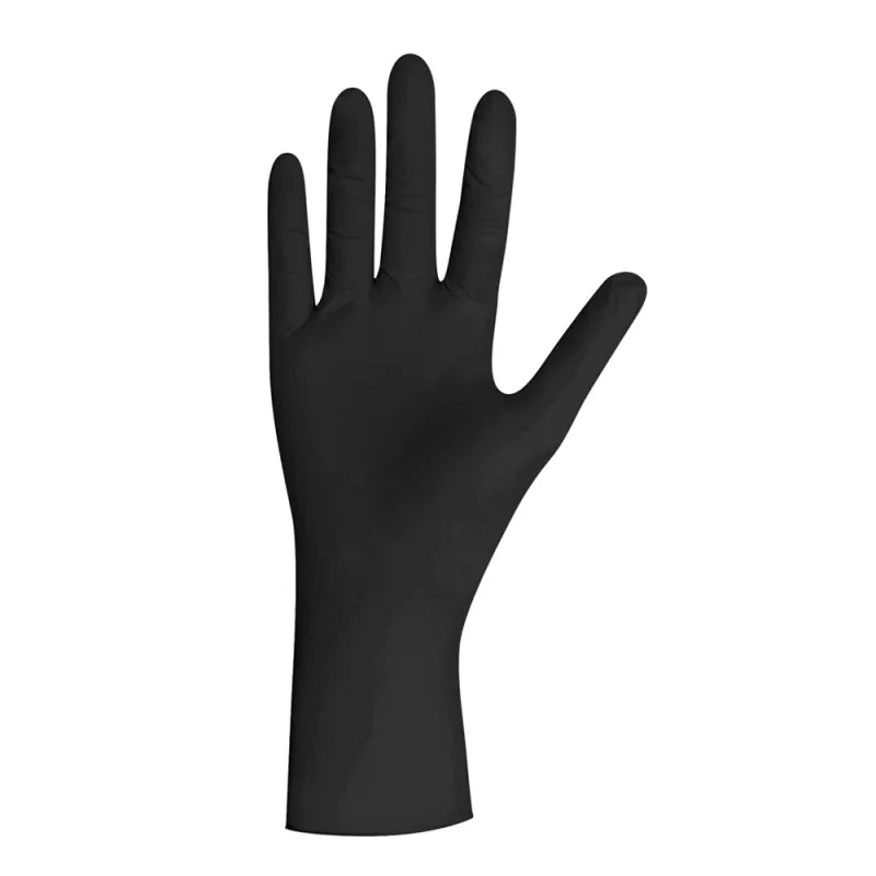 Unigloves Black Latex Gloves - BVShop