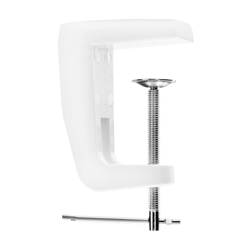 White magnifier lamp table top holder - BVShop
