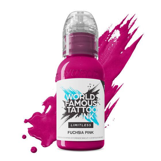 World Famous Limitless Tattoo Ink Fuchsia Pink 30ml - BVShop
