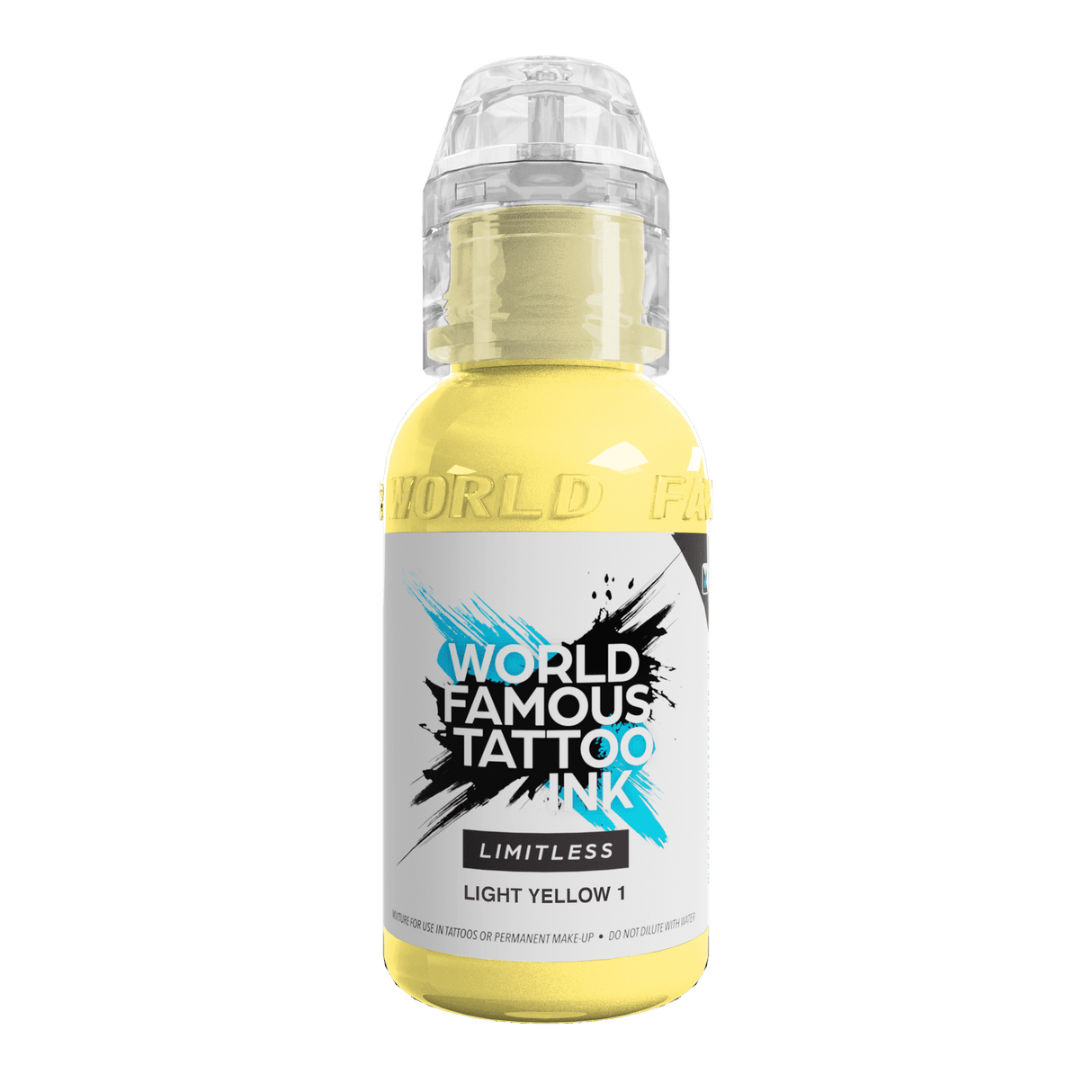 World Famous Limitless Tattoo Ink Light Yellow 1 30ml - BVShop