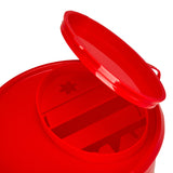 1 L RED MEDICAL WASTE CONTAINER - BVShop