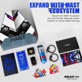 Mast Racer Pro Armor Edition Black Wireless Tattoo Pen 4.2mm Stroke 2 Batteries - BVShop