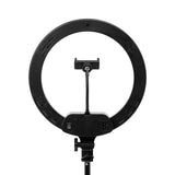 LED ring light with adjustable colour temperature 3200 to 6500K