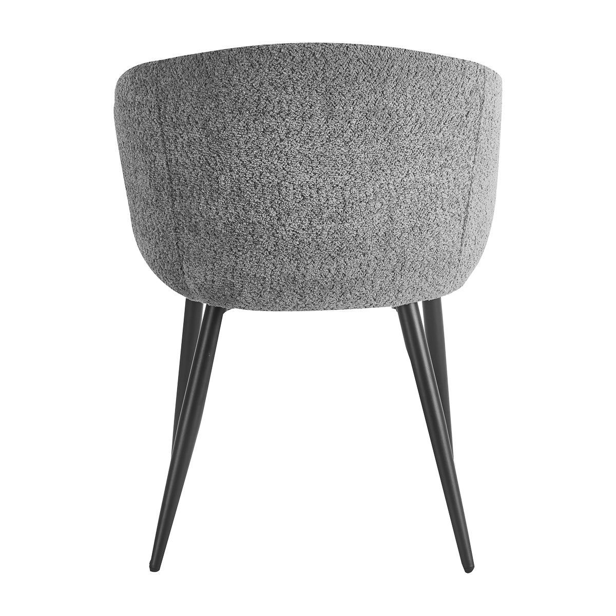 4RICO Verso grey upholstered chair back and armrest detail