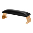 Black Manicure Support Momo 7-M beauty salon furniture piece with a sleek design for professional nail care.