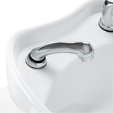 Gabbiano Florencja wash station side view with beech wood details