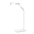 GLOW suporte ajustável para lâmpada UV/LED de pedicure – Branco; braço articulado, primeira posição