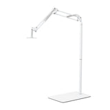 GLOW suporte ajustável para lâmpada UV/LED de pedicure – Branco; braço articulado, outra posição