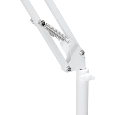 GLOW suporte ajustável para lâmpada UV/LED de pedicure – Branco; pormenor da articulação ajustável