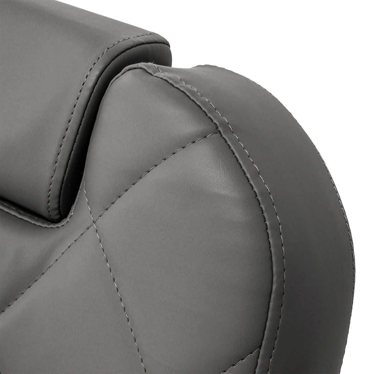 Dimensions photo for Gabbiano Bruno graphite barber chair with grey base