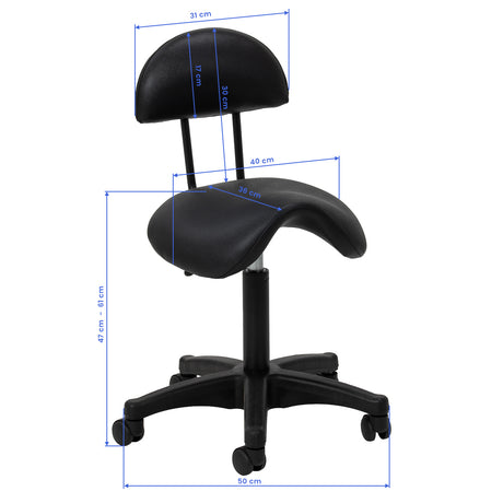 Banco cosmético ergonómico ACTIVESHOP 6001 para salão profissional