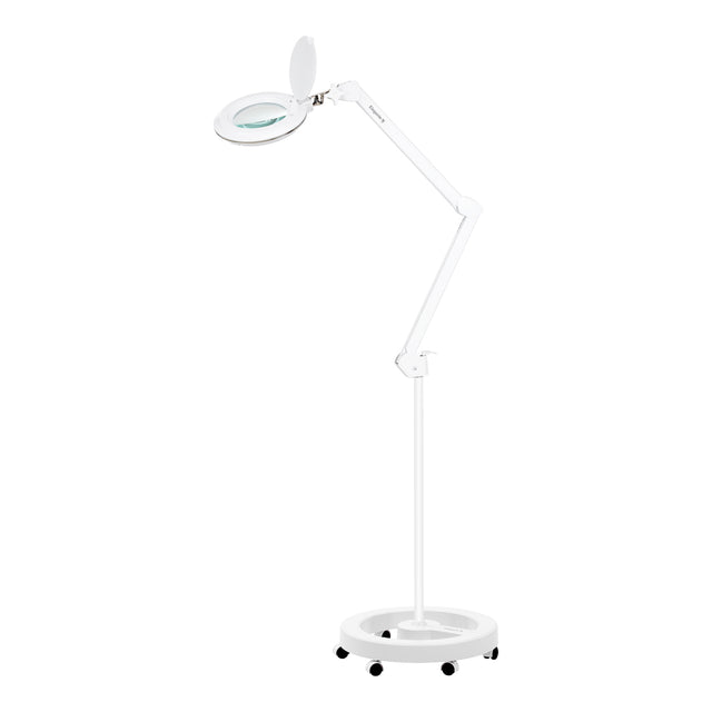 Elegante 6031 floor magnifying lamp with 3-dioptre LED lens