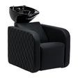 Sylvia Plus electric hairdressing wash unit with massage Black