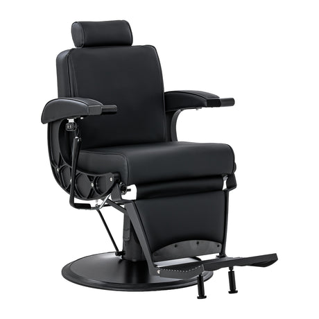 Gabbiano Continental Cadeira De Barbeiro Com Massagem – Preta · Vista geral