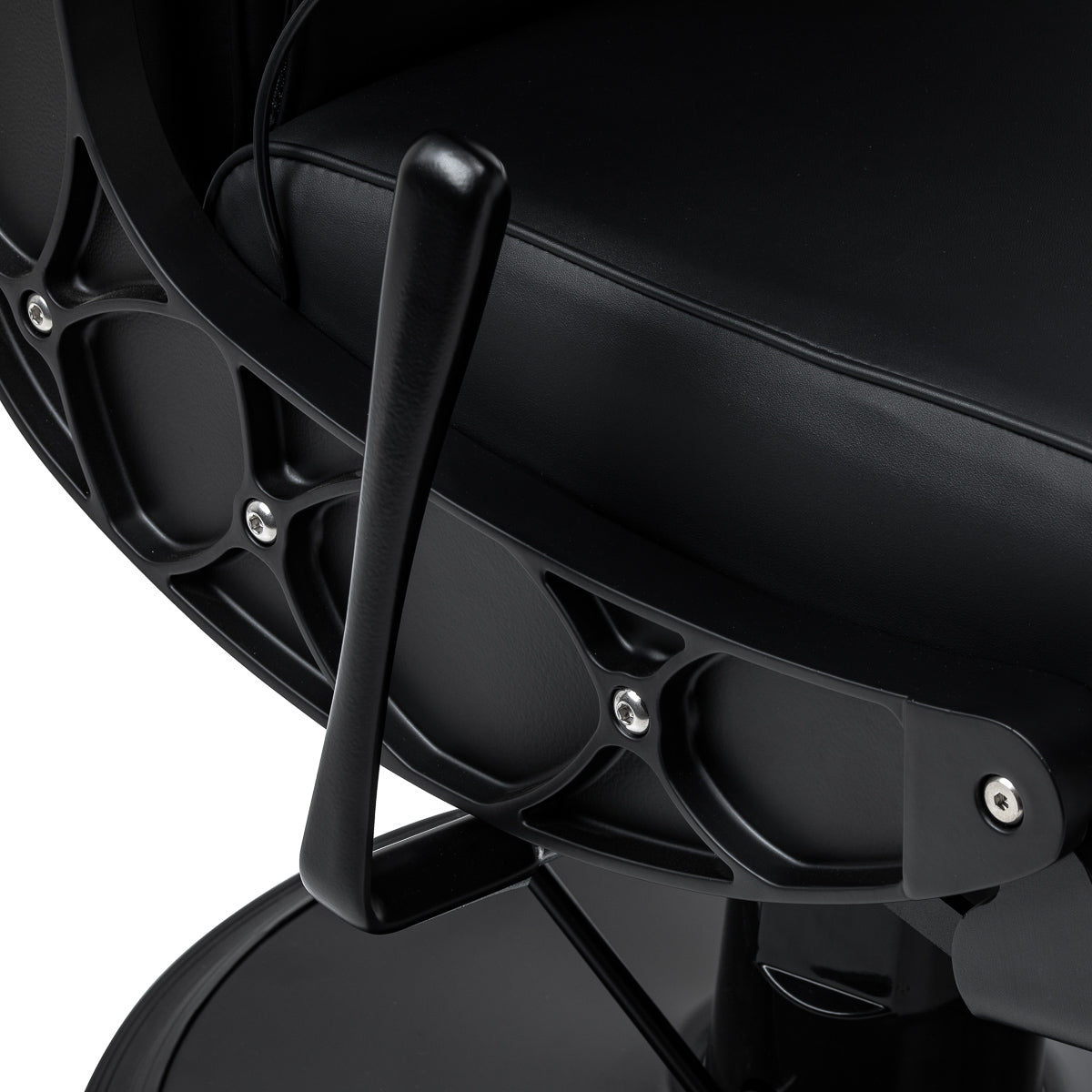Gabbiano Continental Cadeira De Barbeiro Com Massagem – Preta · Alavanca de ajuste