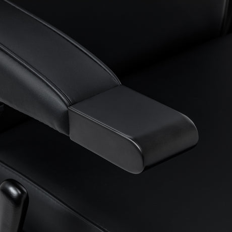 Gabbiano Continental Cadeira De Barbeiro Com Massagem – Preta · Pormenor do braço
