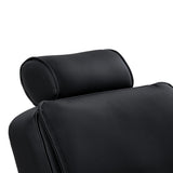 Gabbiano Continental Cadeira De Barbeiro Com Massagem – Preta · Apoio de cabeça