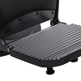 Gabbiano Continental Cadeira De Barbeiro Com Massagem – Preta · Pormenor do apoio dos pés