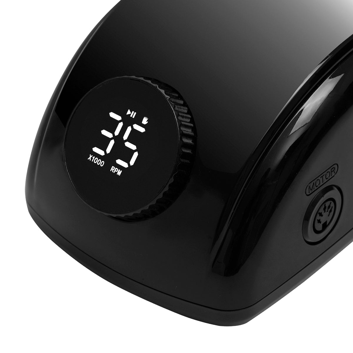 EXO Futura Broca De Unhas 65W – Preta · Ecrã digital