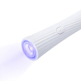 White rechargeable Ocho Nails mini UV/LED lamp with USB-C charging