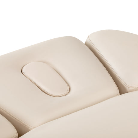 Sillon Relax · creme · apoio de cabeça e abertura facial
