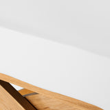 Sillon Siesta Marquesa SPA Elétrica – Branca, Base Castanho Claro · Capa removível