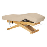 Sillon Siesta Marquesa SPA Elétrica – Bege, Base Castanho Claro · Vista geral