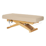 Sillon Siesta Marquesa SPA Elétrica – Bege, Base Castanho Claro · Vista geral