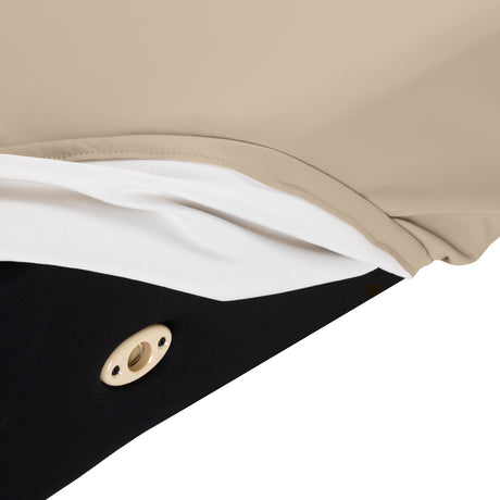 Sillon Siesta Marquesa SPA Elétrica – Bege, Base Castanho Claro · Capa removível