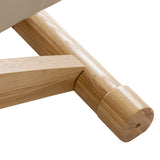 Sillon Siesta Marquesa SPA Elétrica – Bege, Base Castanho Claro · Base em madeira