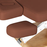 Sillon Relax · castanho · pormenor da capa do apoio de cabeça