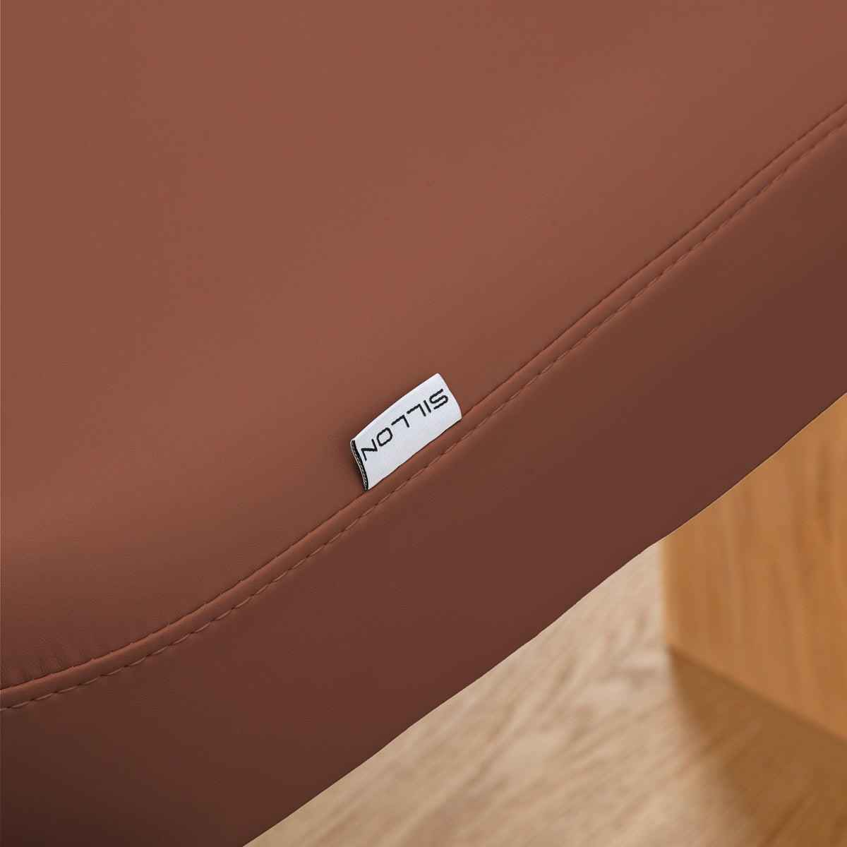 Sillon Relax · castanho · etiqueta Sillon e costura